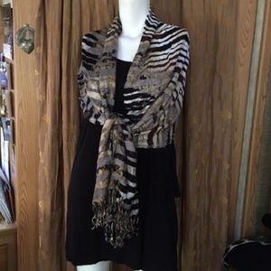 Stunning Animal Print Large Wrap/Scarf